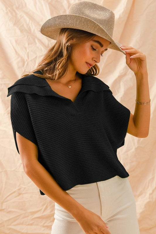 SHAWL COLLAR DOLMAN PULLOVER