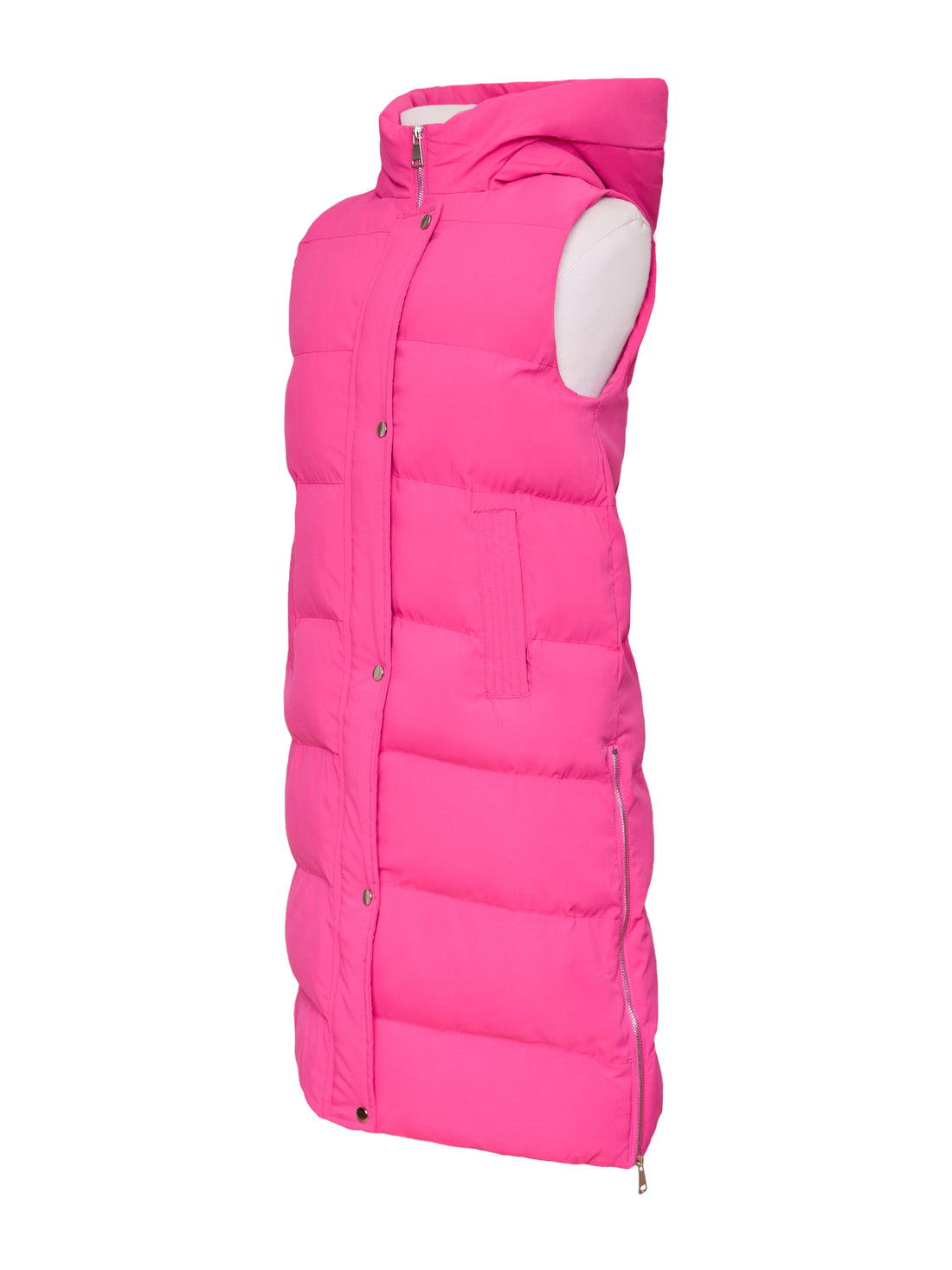 FALL WINTER LONG QUILTED VEST