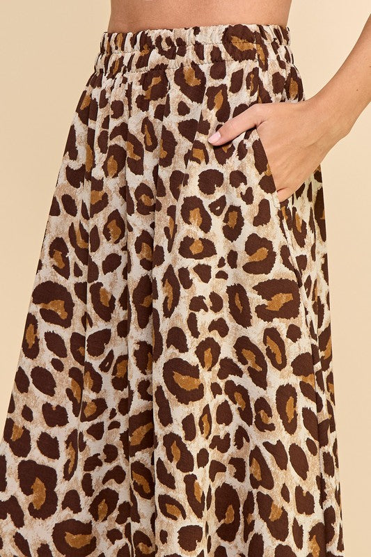 Jupe à imprimé animalier