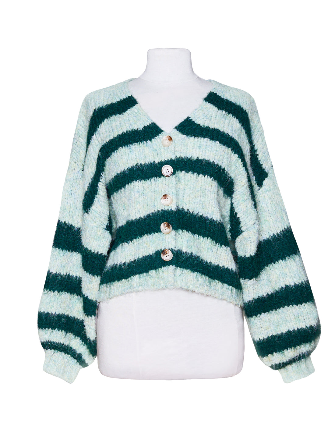 CARDIGAN À RAYURES