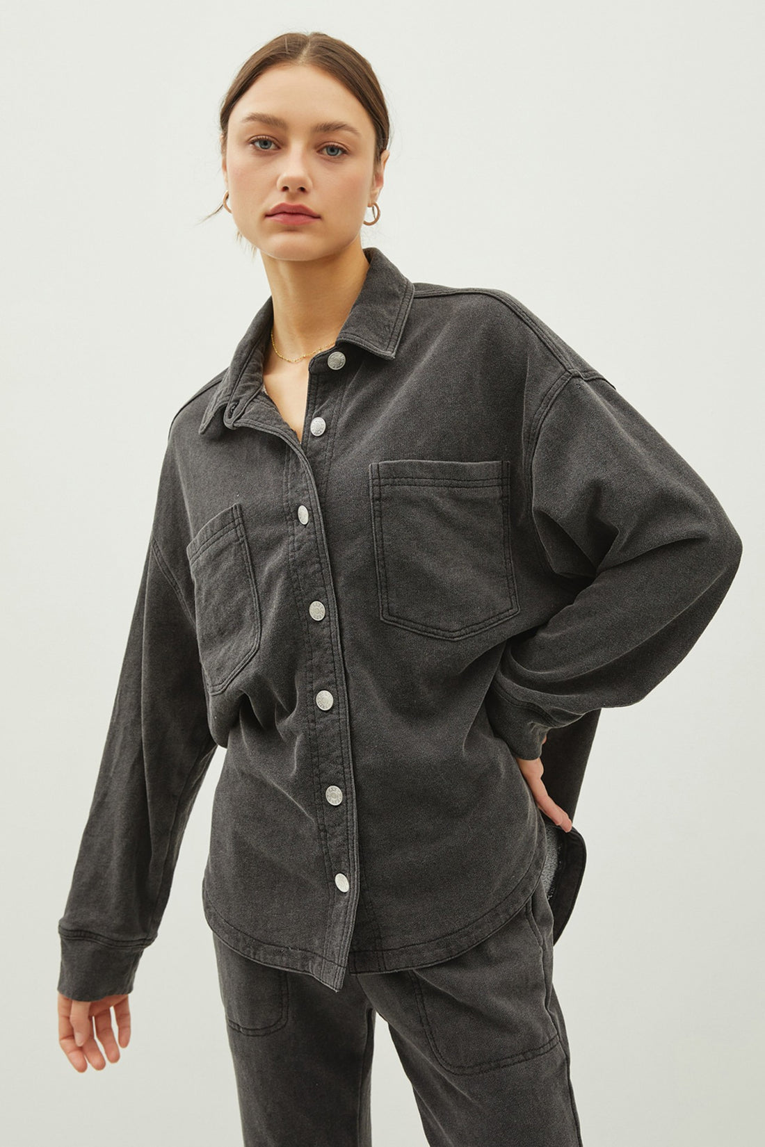 CHEMISE ASPECT DENIM