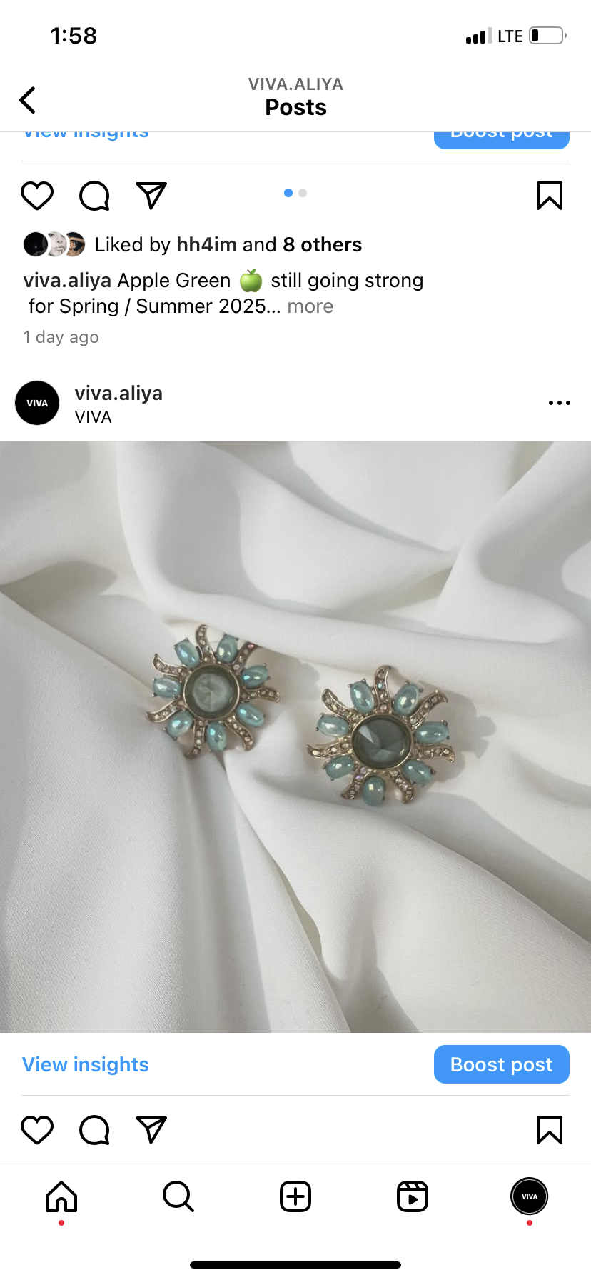Boucles d'oreilles style soleil vintage