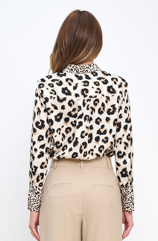 LEOPARD PRINT BLOUSE