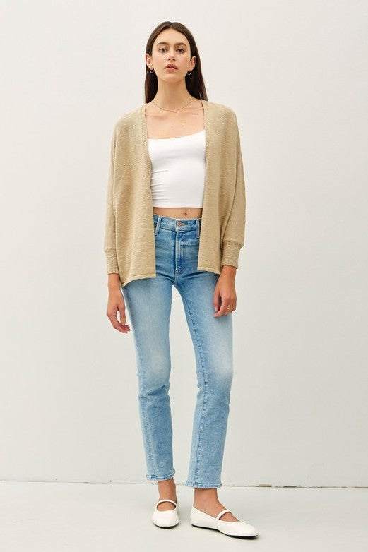 DOLMAN SLEEVE CARDIGAN