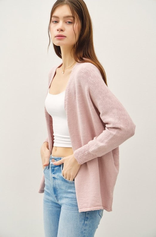DOLMAN SLEEVE CARDIGAN