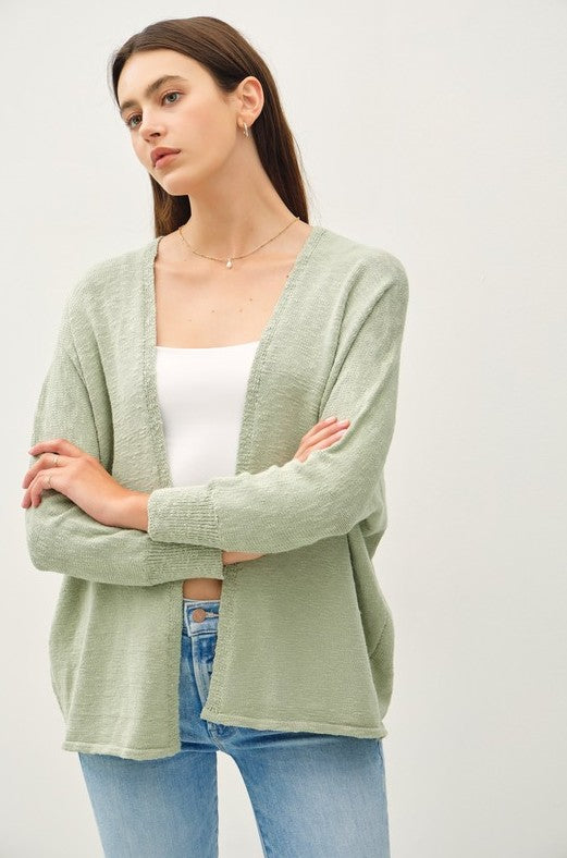 DOLMAN SLEEVE CARDIGAN
