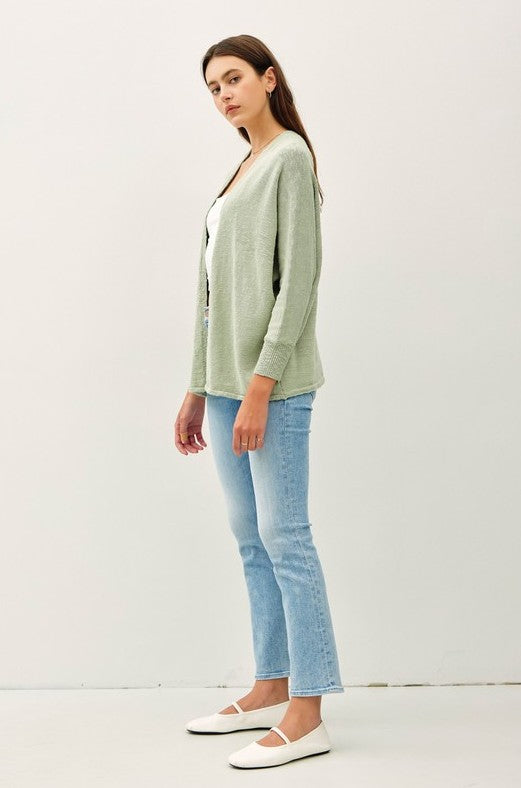DOLMAN SLEEVE CARDIGAN