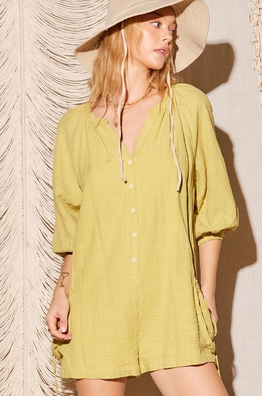 Cotton Bubble Romper