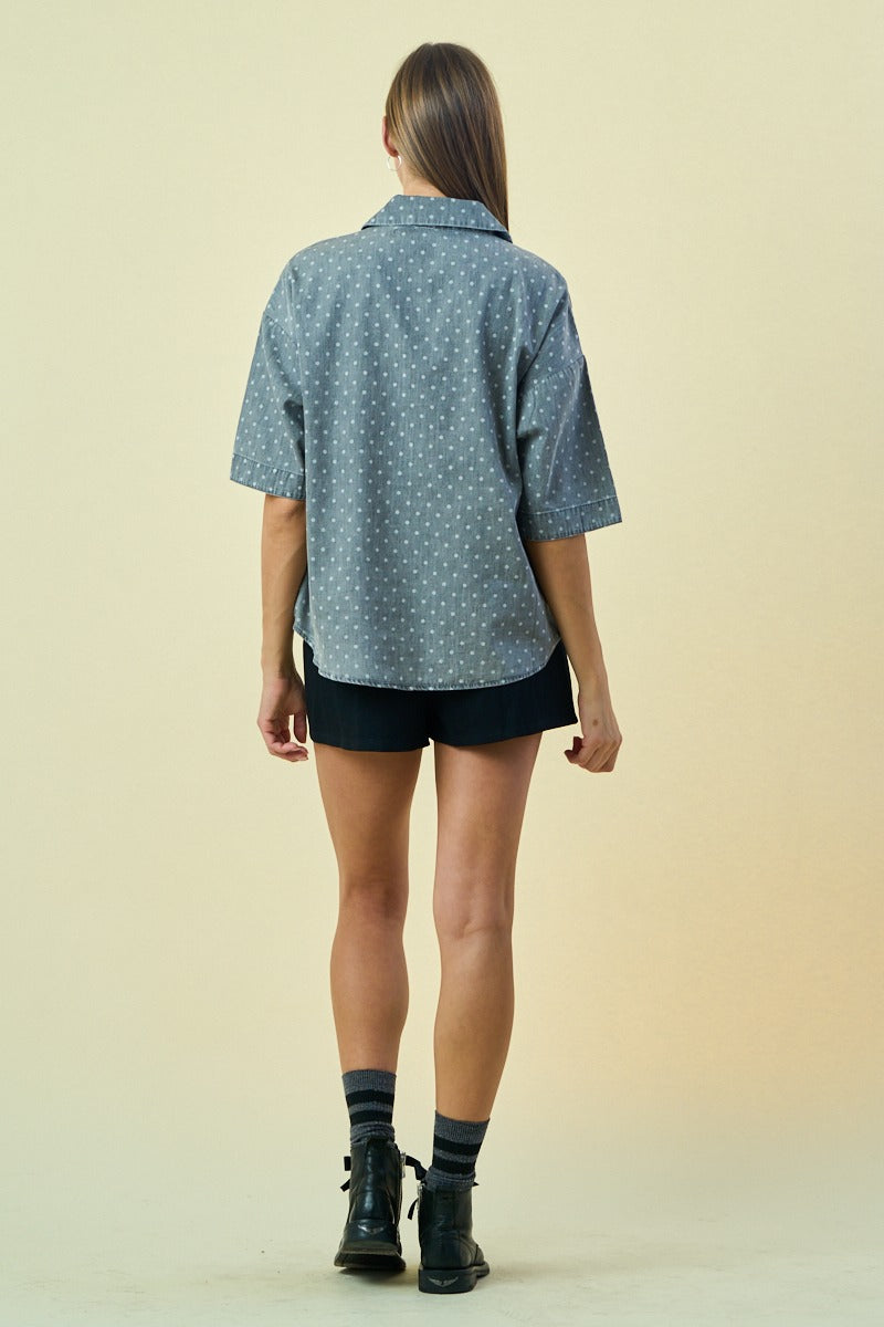 BLOUSE À POIS