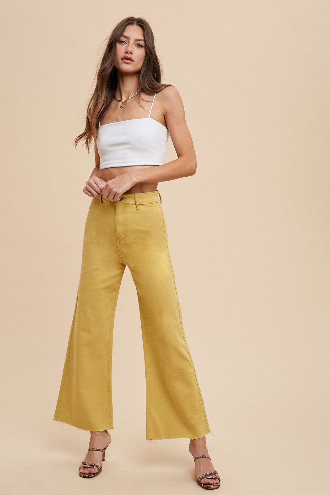 HIGH RISE CROPPED JEAN