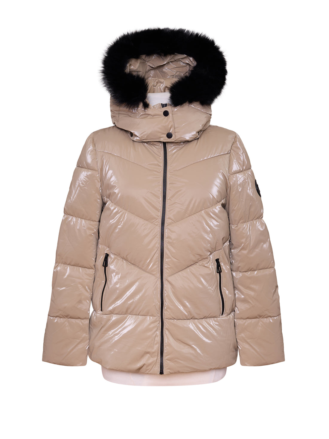 FAUX FEATHERS COAT