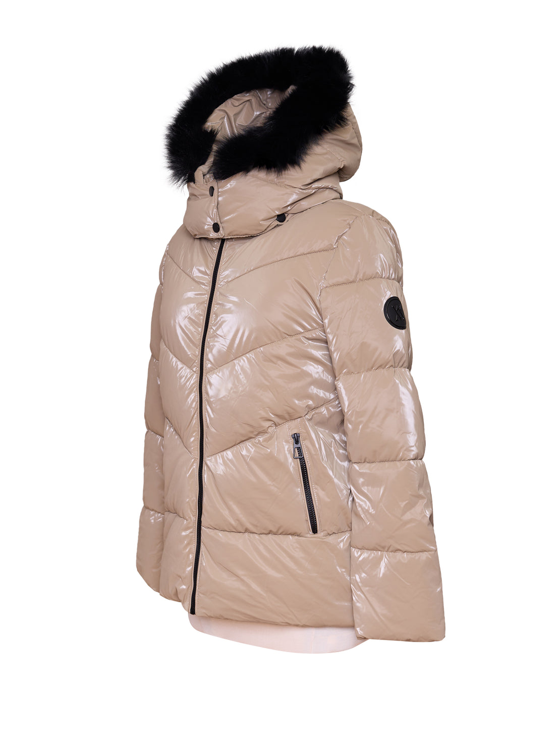 FAUX FEATHERS COAT