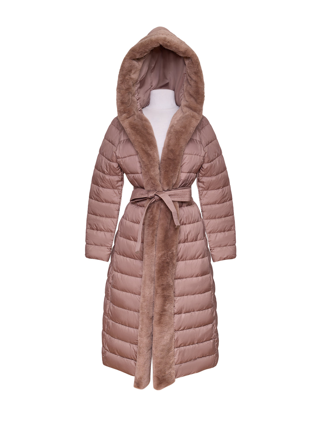 LONG FAUX FUR COAT