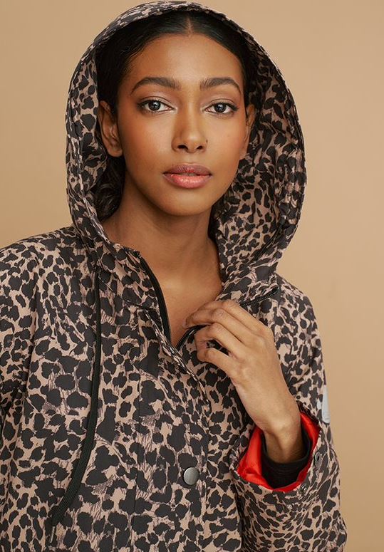 LEO PRINT WATERPROOF JACKET