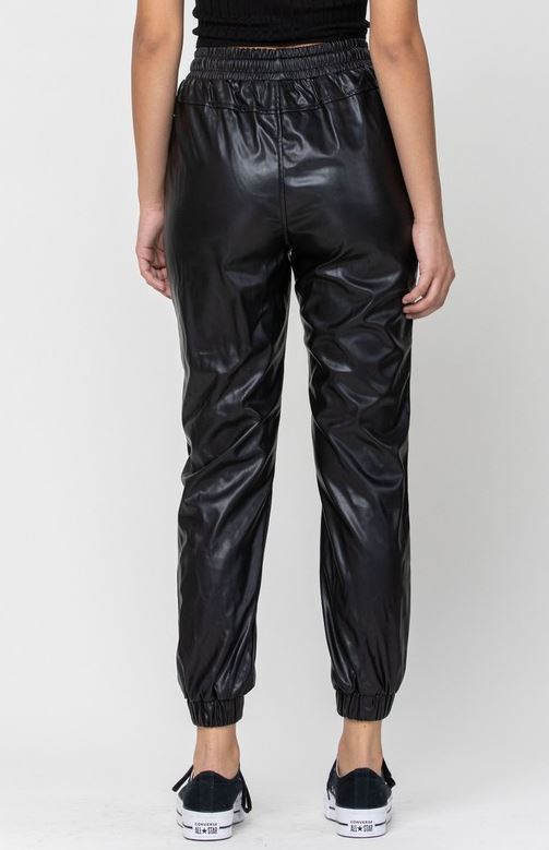PU High Rise Jogger