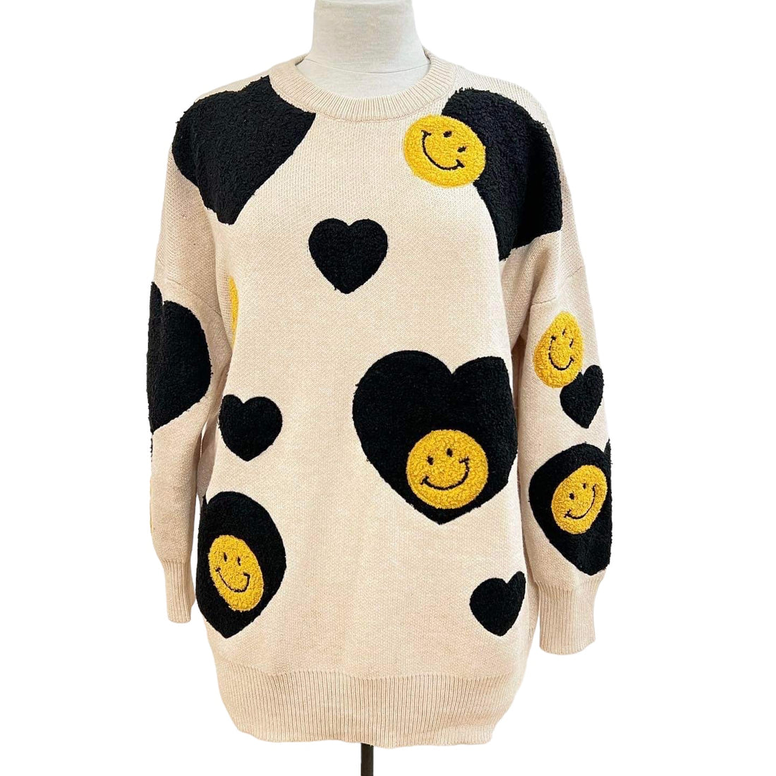 SMILEY HEART SWEATER