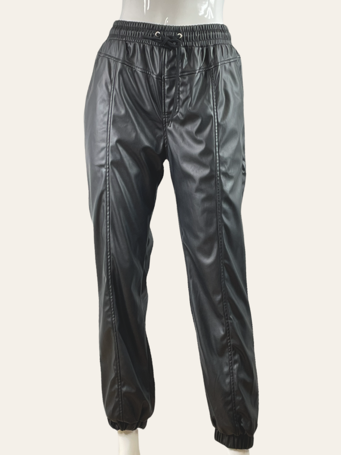 PU High Rise Jogger