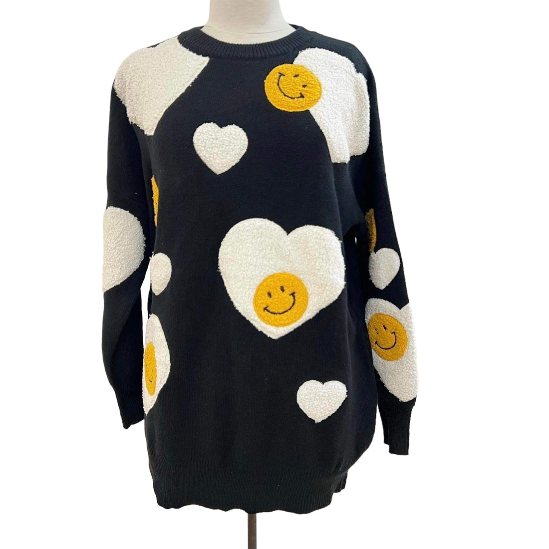 SMILEY HEART SWEATER