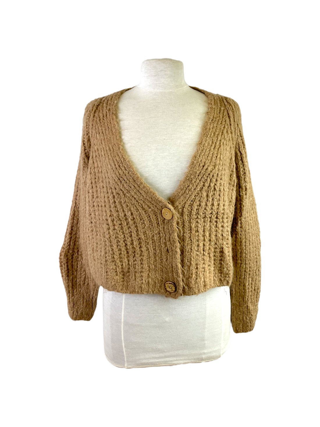 KNITTED CROP CARDING